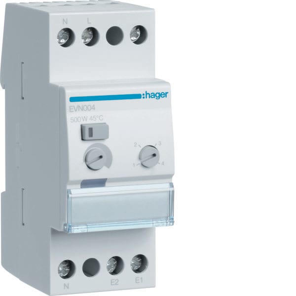 HAGER HAGEVN004 Ferndimmer 500W Universal Komf., LED/ESL