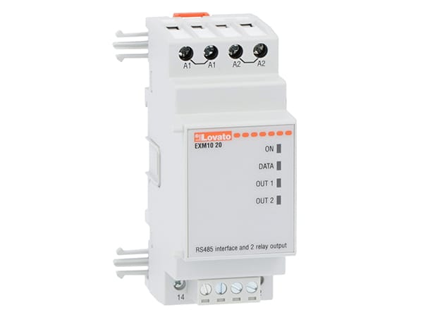 LOVATO - LOVEXM1020 MODULO DI ESPANSIONE RS485 ISOL.2OUT 5A