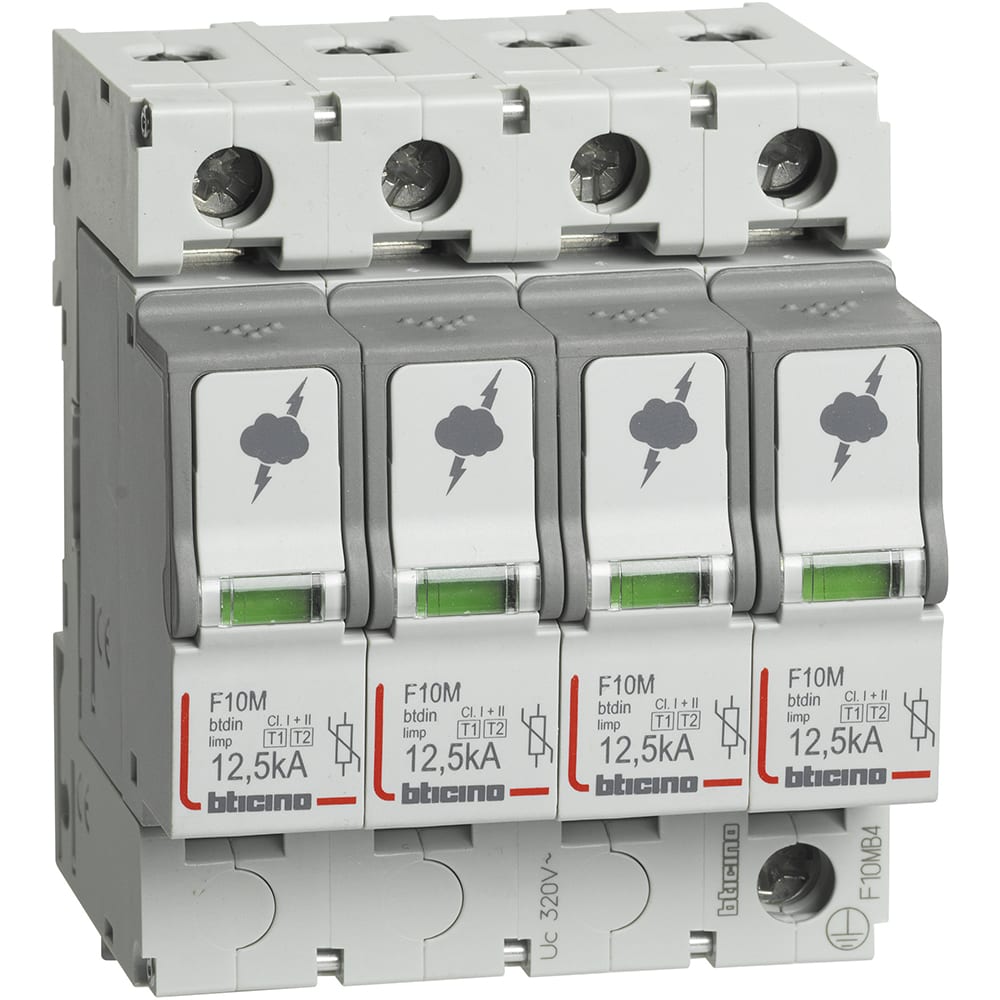 BTICINO BTIF10MB4 BTDIN - SPD T1+T2 12,5KA 4P
