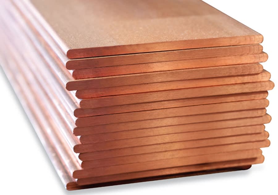 BARRE DI RAME - F10BAR3X30SA BARRA RAME 3X30 SPIGOLI ARROTOND
