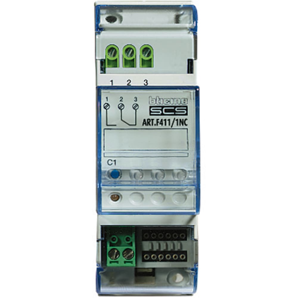 BTICINO BTIF411/1NC SCS - ATTUATORE A 1 RELE NC 2 MODULI DIN