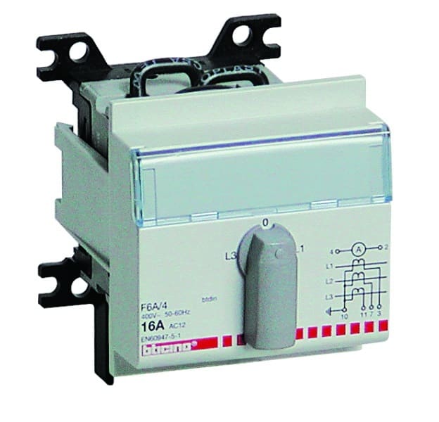 BTICINO BTIF6A/4 BTDIN - COMMUTATORE AMPEROMETRICO 4 POSI