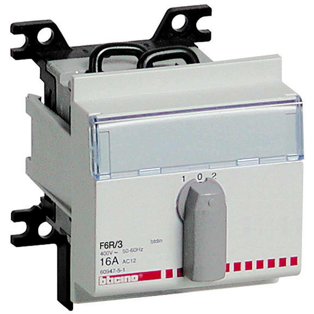 BTICINO BTIF6R/3 BTDIN - COMMUTATORE 2 POSIZ ZERO AUTOMAT