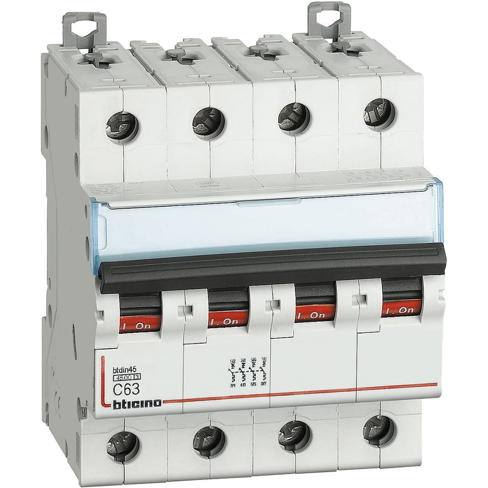 BTICINO BTIFA84C63 BTDIN45 - MAGNETOT 4P CURVA C 63A 4,5KA