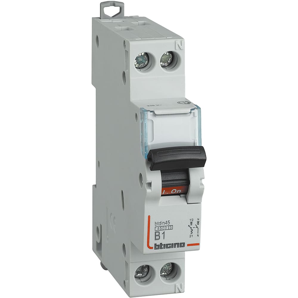 BTICINO BTIFA881B1 BTDIN45 - MAGNETOT 1P+N CURVA B 1A 4,5KA