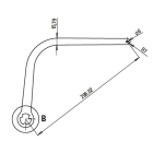 FAAC SPA - FAA1057263 COPPIA BRACCI NIGHT&DAY TIPO ND1-MARRONE
