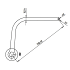 FAAC SPA - FAA1057263 COPPIA BRACCI NIGHT&DAY TIPO ND1-MARRONE