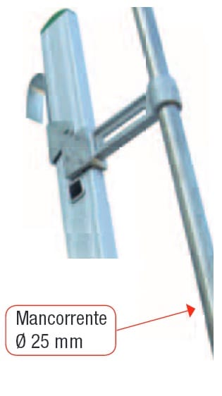 FACAL SRL - FAFMAN MANCORRENTE 25 MM IN ALLUMINIO