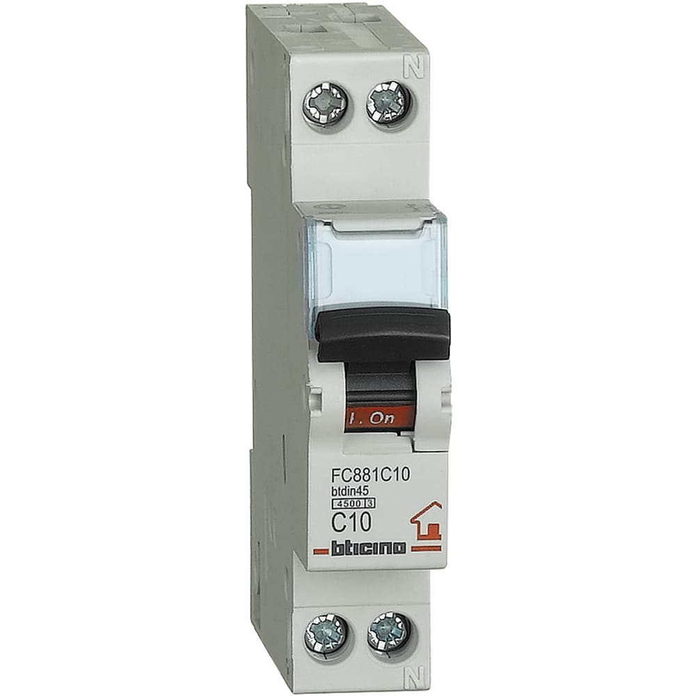BTICINO BTIFC881C10 BTDIN-RS-MAGNETOT C10 1P+N 1M 4500A