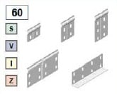 FEMI-CZ SPA - FCZA3S60F2C000HK KIT 25 GIUNTI LAT. 75X60+VITERIA M6X12 S