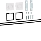 HAGER - HAGFD00F1 VEGAD KIT ACCOPP ORIZZ -VERT QUADRI PARE