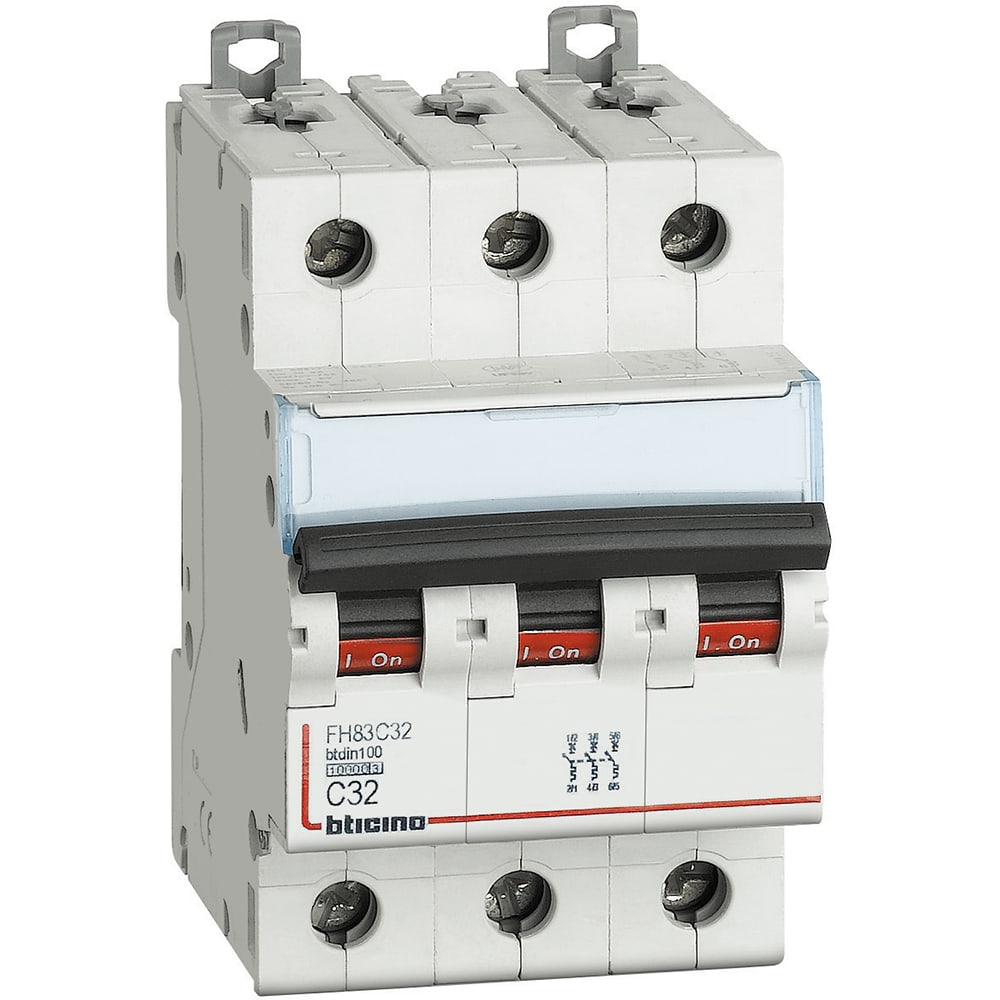 BTICINO BTIFH83C32 BTDIN100- MAGNETOT 3P CURVA C 32A 10KA