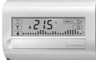FINDER S.P.A. - FIN1C7190030007 CRONOTERMOSTATO SETTIMANALE TOUCH