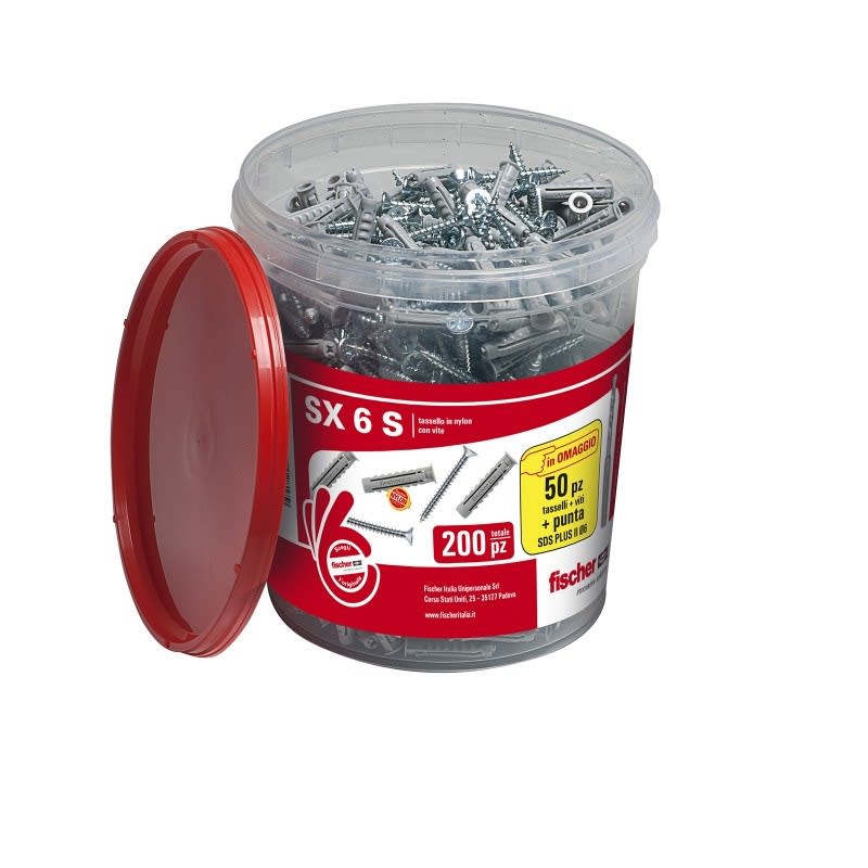 FISCHER ITALIA S.R.L - FIS00522824 BARATTOLO 150 SX6S C/VITE + 50 SX6S OMAG