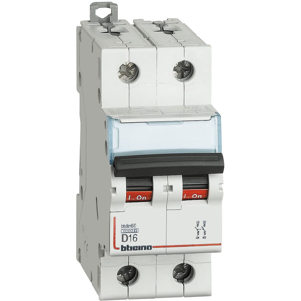 BTICINO BTIFN82D16 BTDIN60 - MAGNETOT 2P CURVA D 16A 6KA
