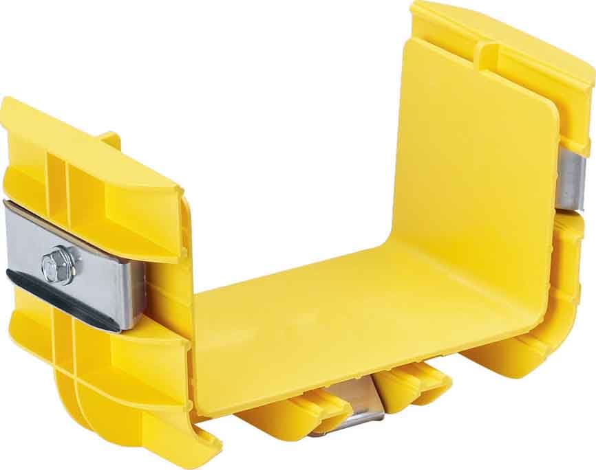 PANDUIT - PANFRBC4X4YL FIBERRUNNER,COUPLER,4 X4 ,YL,EA