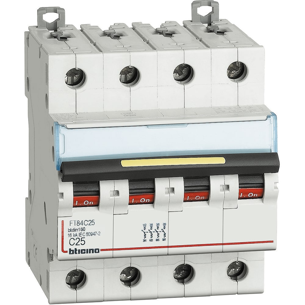 BTICINO BTIFT84C25 BTDIN160 - MAGNETOT 4P CURVA C 25A 16KA