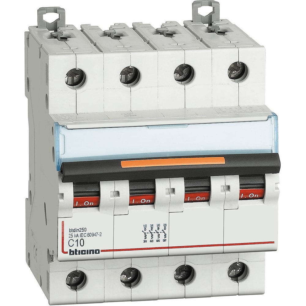 BTICINO BTIFV84C10 BTDIN250 - MAGNETOT 4P CURVA C 10A 25KA
