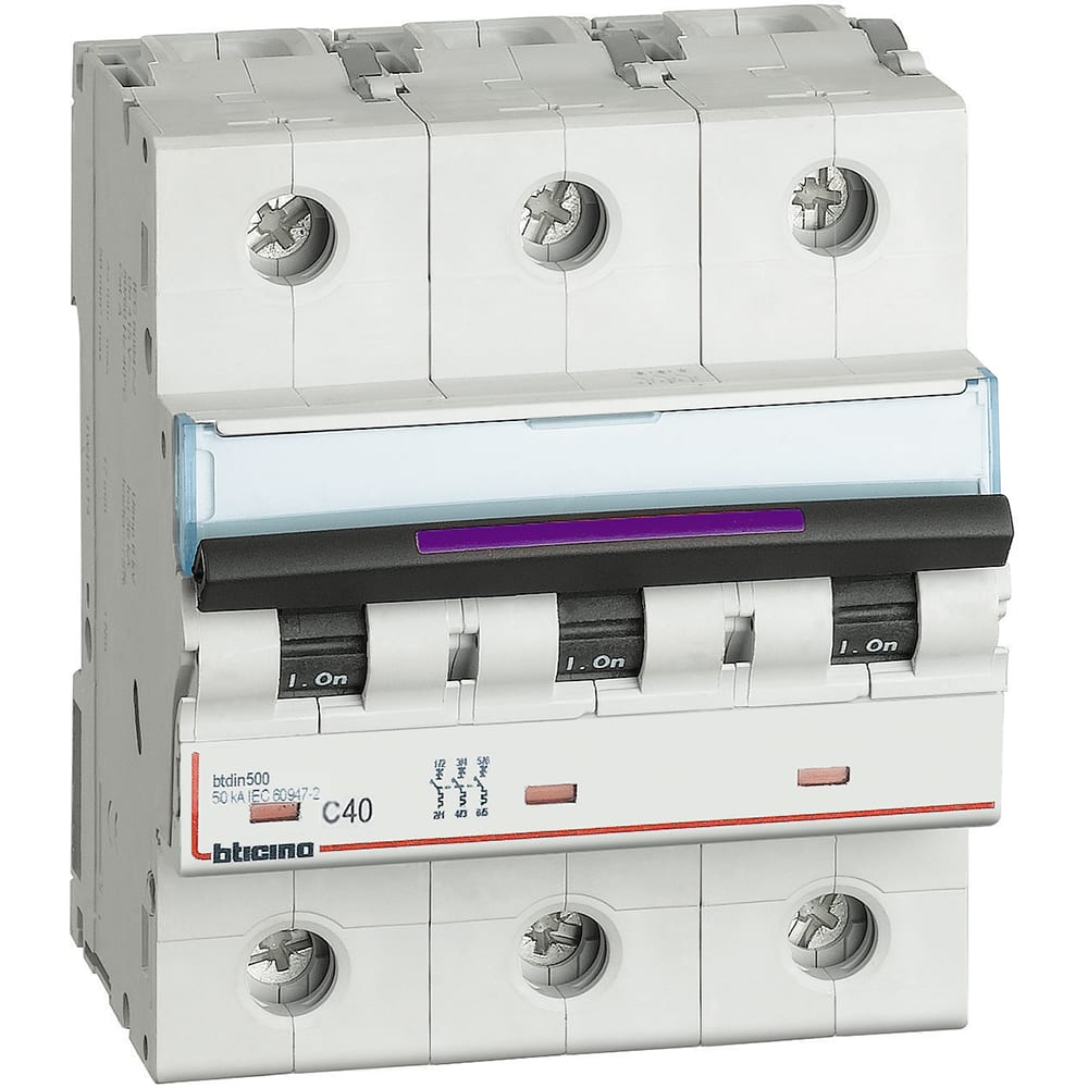 BTICINO BTIFX83C40 BTDIN500 - MAGNETOT 3P CURVA C 40A 50KA