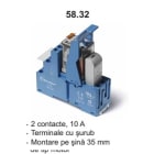 FINDER SPA - FIN583290240050SPA INTERFACCIA MODULARE RELE 2 CONTATTI 10