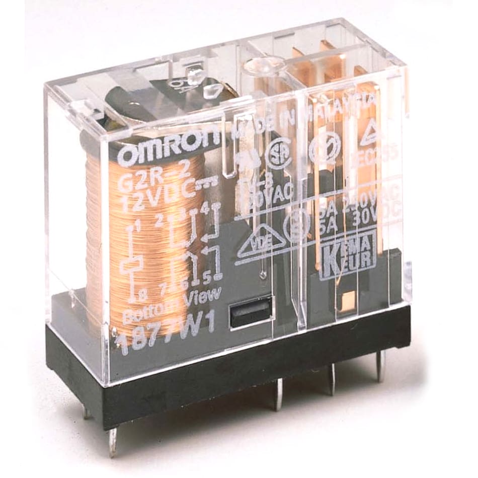 OMRON OMRG2R2AC230 RELAY, PCB SOLDER TYPE, 8-PIN, DPDT, 5A,