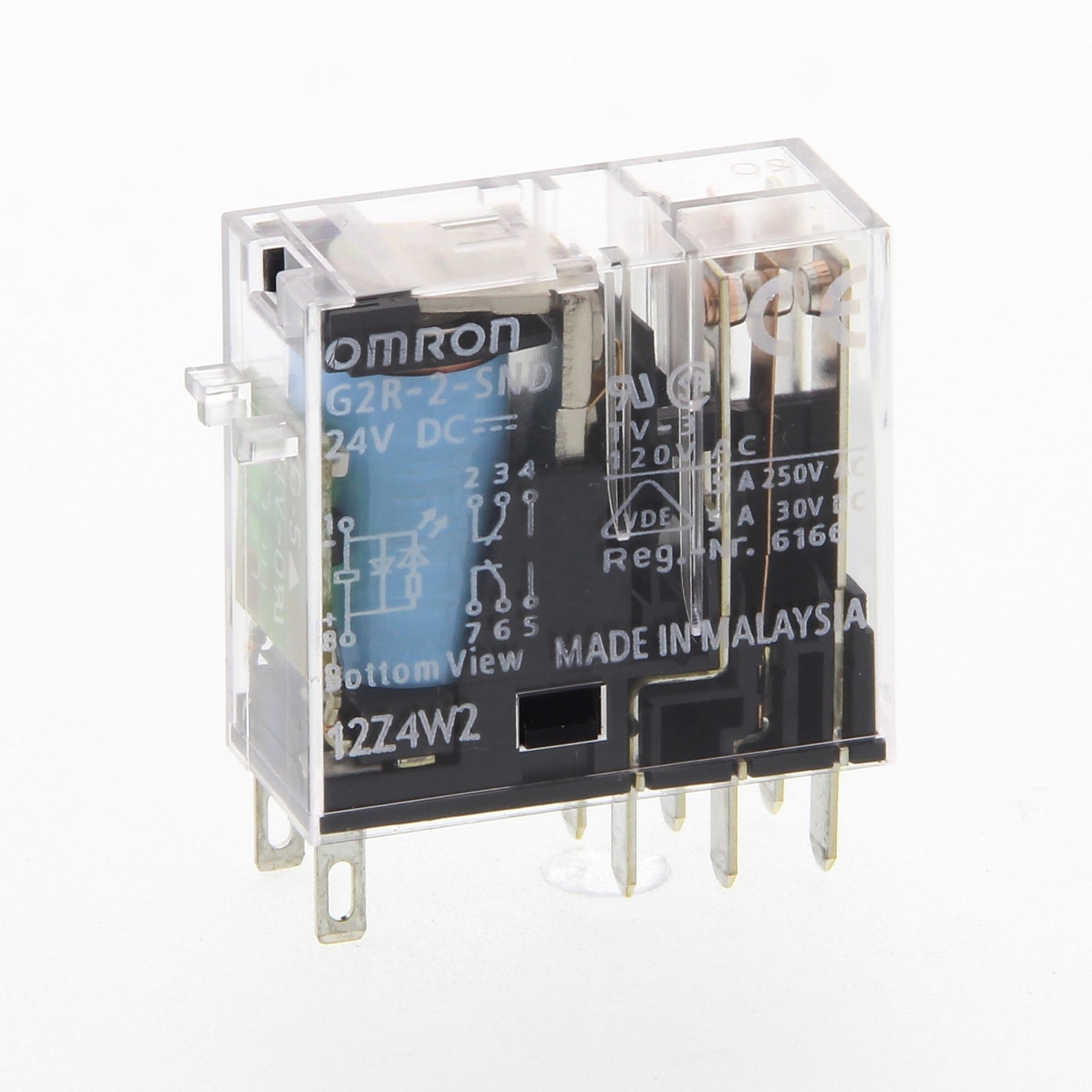 OMRON OMRG2R2SND24DCSNEW- REL G2R(S), 24VCC, DPDT, 5A, DIODO, LED