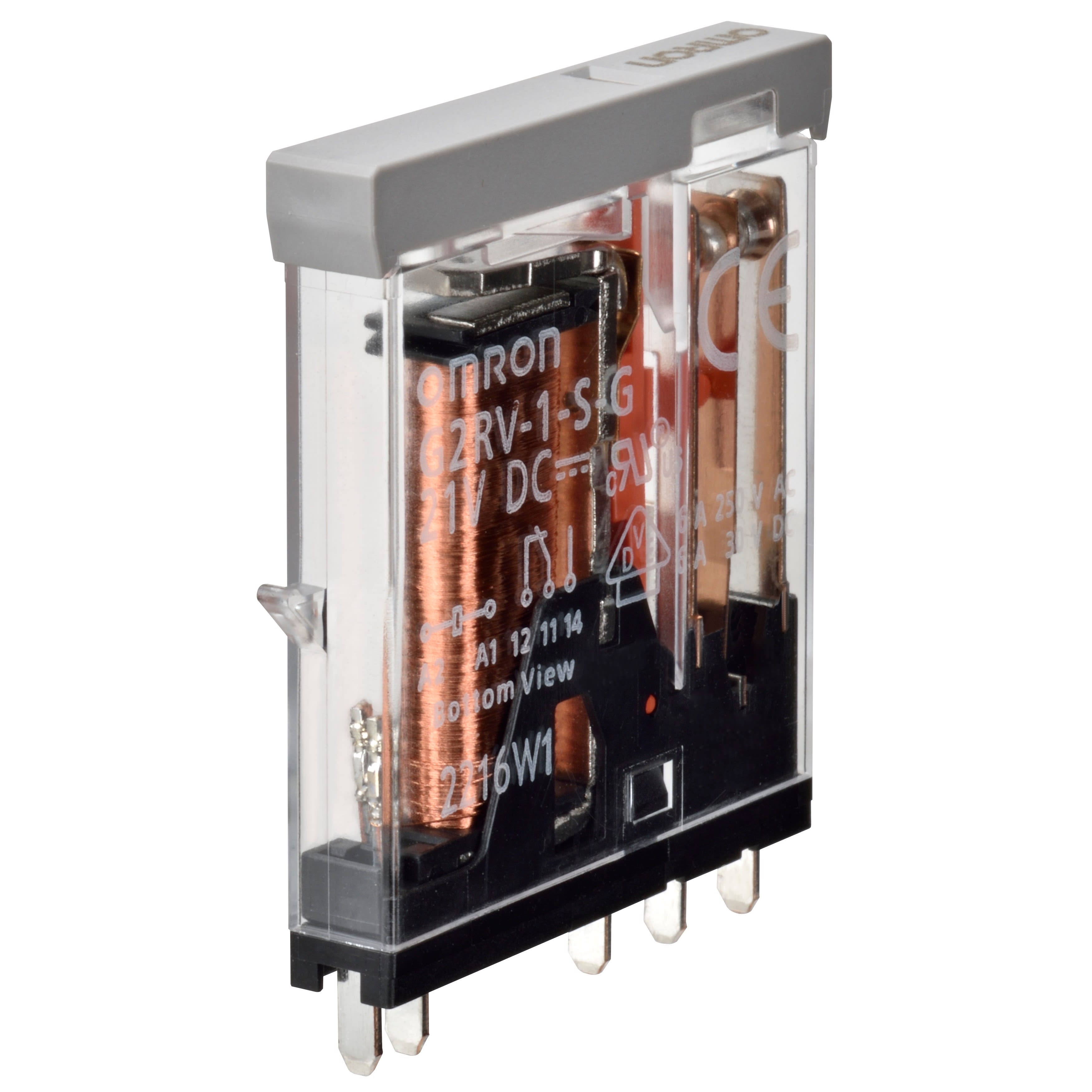 OMRON - OMRG2RV1SGDC21 Rele, SPCO, 6 A contatti, per la sostitu