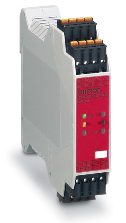 OMRON - OMRG9SXBC202RCDC24- SICUREZZA- BASE, 2 USCITE ISTANTANEE, MO