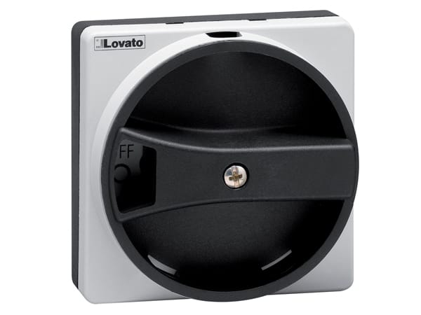 LOVATO - LOVGAX61B MANIGLIA NERA SEL.INCASSATO LUCCH.IP65