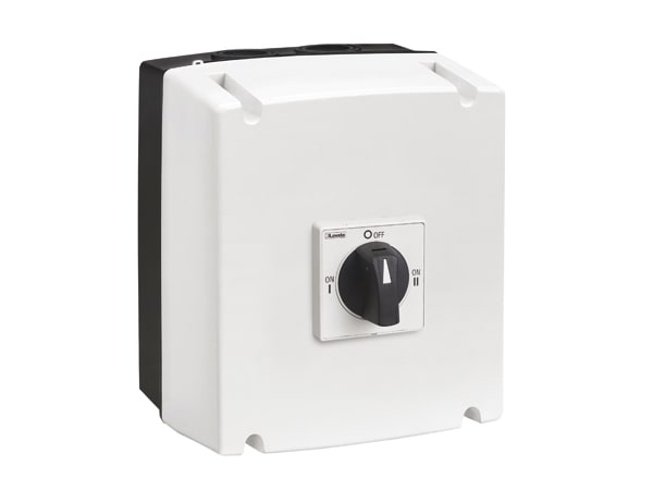 LOVATO LOVGAZ025ET8 COMMUTATORE 4P 25A IN CONTEN.+GAX67B