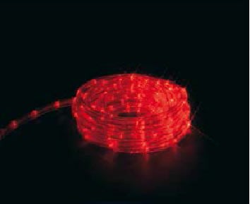 GIOCOPLAST NATALE SP - GCP15410733 TUBO 144 LED MT.6 ROSSO C/GIOCHI LUCE