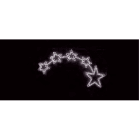 GIOCOPLAST NATALE SP - GCP17510510 FIGURA 5 STELLE BIANCHE A LED, CM 150 X