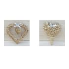 GIOCOPLAST NATALE SP - GCP32612271 PENDENTE RATTAN CUORE NATURALE