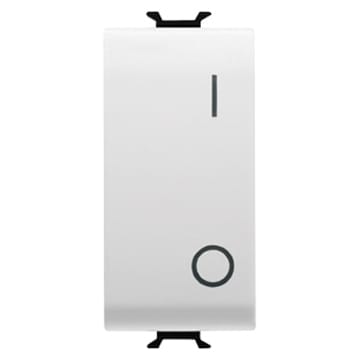 GEWISS - GEWGW10007 INTERR.1M 2P 25AX IMP.GRAVOSI BIANCO