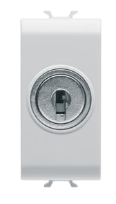 GEWISS - GEWGW10054 DEVIATORE 1M 1P 10AX+CHIAVE BIANCO