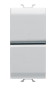 GEWISS GEWGW10141 PULSANTE UNIP.DOPPIO NA 16A BIANCO