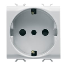 GEWISS - GEWGW10205 PRESA 2M 2P+T 16A P30 ST.ITA./TED.BIANCO