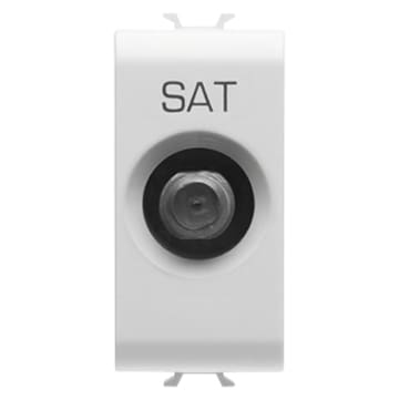 GEWISS GEWGW10372 PRESA TV/SAT 1M PASS.5DB C.F-FEMM.BIANCO
