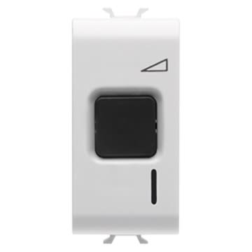 GEWISS - GEWGW10568 REGOLATORE ELETTRONICO - A PULSANTE - 230V ac 50/60Hz - RESISTIVO 60-500W / INDUTTIVO 60-500VA - 1 MODULO - BIANCO LUCIDO CHORUSMART