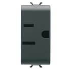 GEWISS - GEWGW12286 PRESA 1M 2P+T 15A ST.USA NERO