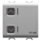 GEWISS - GEWGW12797 ATTUATORE PER TAPPARELLE - 1 CANALE - 6A - KNX - 2 MODULI - NERO - CHORUSMART