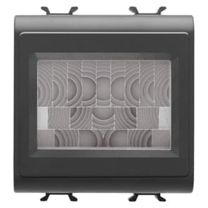 GEWISS - GEWGW12941 RIVELATORE VOLUMETRICO INFRAROSSI DA INCASSO - ANTIFURTO FILARE - NERO - CHORUSMART