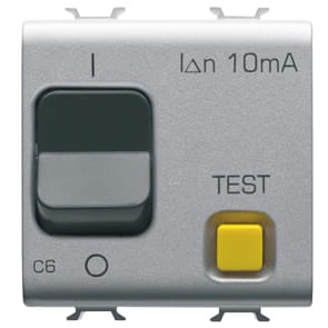 GEWISS GEWGW14482 INT.DIF.MAGN.1P+N C6 10MA 230V AC 3KA T.