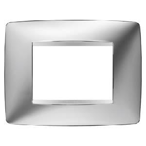 GEWISS - GEWGW16103MC PLACCA ONE 3P CROMO