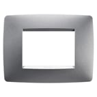 GEWISS - GEWGW16103VT PLACCA ONE 3P TITANIO