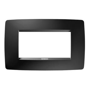 GEWISS GEWGW16104VN PLACCA ONE 4M NERO SATINATO