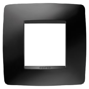 GEWISS - GEWGW16122TN PLACCA ONE INT.2P NERO TONER