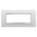 GEWISS - GEWGW16206TB PLACCA LUX 6P BIANCO LATTE