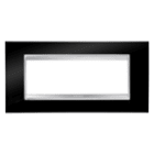 GEWISS - GEWGW16206TN PLACCA LUX 6M NERO TONER