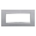 GEWISS - GEWGW16206VT PLACCA LUX 6P TITANIO